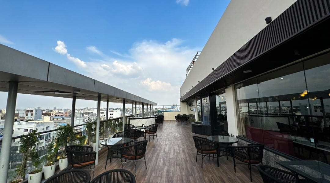 TEHZEEB rooftop skyline view